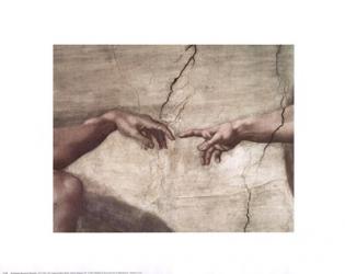 Creation of Adam (hands detail) | Obraz na stenu