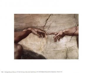 Creation of Adam (hands detail) | Obraz na stenu