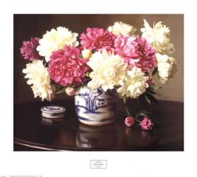 Peonies in Ginger Jar | Obraz na stenu