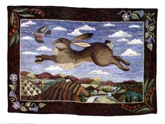 Jan Gassner - The Flying Hare Size 24x32 | Obraz na stenu