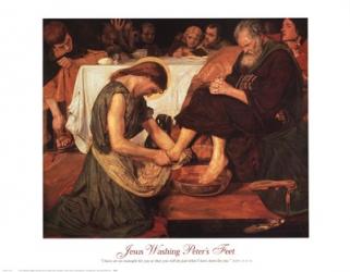 Ford maddox Brown - Jesus Washing Peter's Feet Size 22x28 | Obraz na stenu