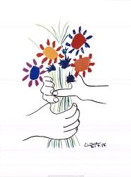 Hands with Bouquet | Obraz na stenu