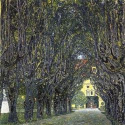 Avenue of Trees in the Park at Schloss Kammer, c.1912 | Obraz na stenu