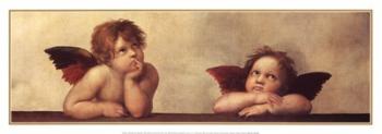 The Cherubim Putti Angels of The Sistine Madonna, c.1514 | Obraz na stenu