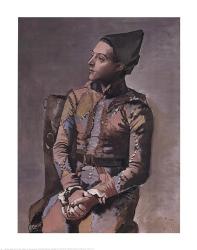 Seated Harlequin | Obraz na stenu