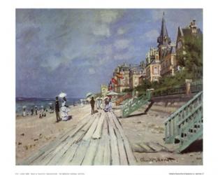 Beach at Trouville, c.1870 | Obraz na stenu