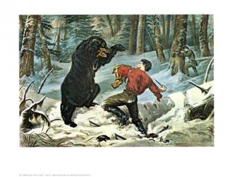 Currier and Ives - Life of a Hunter Size 24x16 | Obraz na stenu