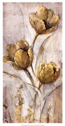 Golden Poppies on Taupe I | Obraz na stenu