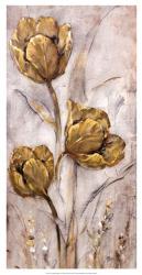 Golden Poppies on Taupe II | Obraz na stenu