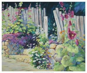 Hollyhock Garden | Obraz na stenu