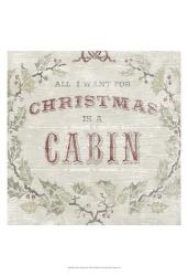 Cabin Christmas IV | Obraz na stenu