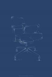 Office Chair Blueprint I | Obraz na stenu