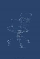 Office Chair Blueprint II | Obraz na stenu