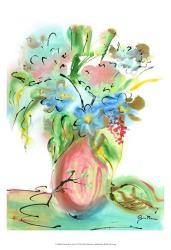 Flower Burst Vase II | Obraz na stenu