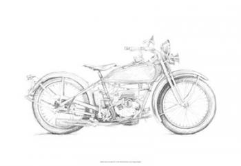 Motorcycle Sketch IV | Obraz na stenu