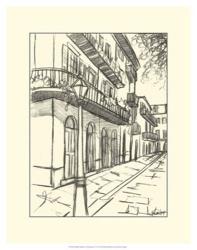 B&W Sketches of Downtown I | Obraz na stenu