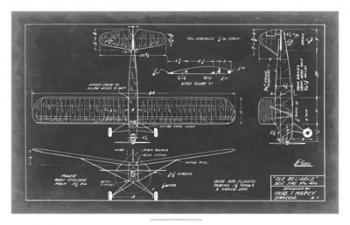 Aeronautic Blueprint VIII | Obraz na stenu