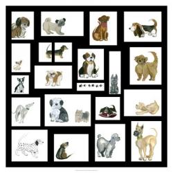 Doggie Grid | Obraz na stenu