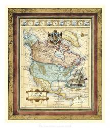 Map of North America | Obraz na stenu