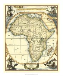 Nautical Map of Africa | Obraz na stenu