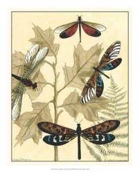 Graphic Dragonflies in Nature I | Obraz na stenu