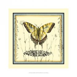 Butterfly and Wildflowers III | Obraz na stenu