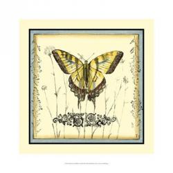 Butterfly and Wildflowers III | Obraz na stenu