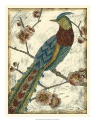 Embroidered Pheasant I | Obraz na stenu
