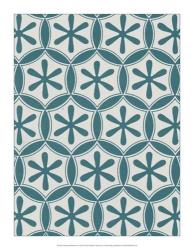 Ornamental Pattern in Teal III | Obraz na stenu