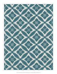 Ornamental Pattern in Teal VII | Obraz na stenu