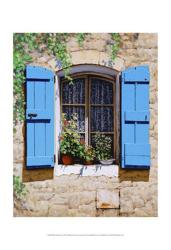 Blue Shutters | Obraz na stenu