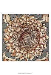 Sunflower Woodblock I | Obraz na stenu