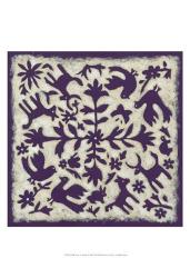 Folk Story in Purple | Obraz na stenu