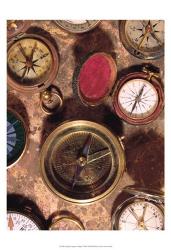 Antique Compass Collage | Obraz na stenu