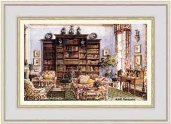 Library Sitting Room in an American Country House | Obraz na stenu