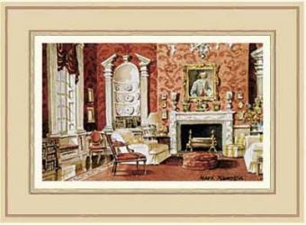 A Classic English Country House Drawing Room | Obraz na stenu