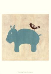 Best Friends- Hippo | Obraz na stenu