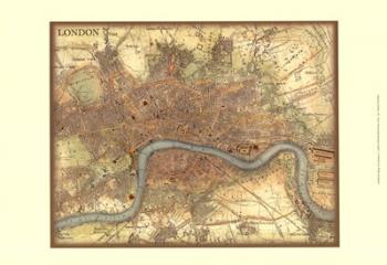 Map of London | Obraz na stenu