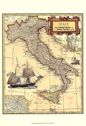 Italy Map | Obraz na stenu