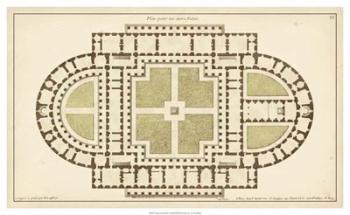 Antique Garden Plan I | Obraz na stenu