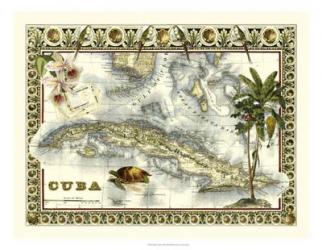 Map of Cuba | Obraz na stenu