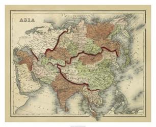 Antique Map of Asia | Obraz na stenu