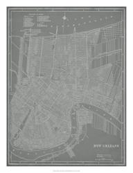 City Map of New Orleans | Obraz na stenu