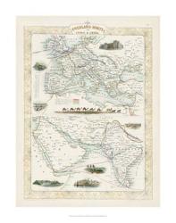 Overland Routes- India & China | Obraz na stenu