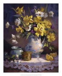 Daffodils and Lace | Obraz na stenu