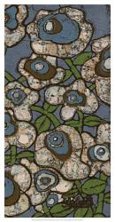 Blue Batik Flowers II | Obraz na stenu