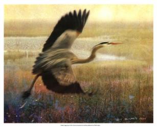 Foggy Heron I | Obraz na stenu