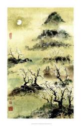 Viewing Plum Blossoms in Moonlight | Obraz na stenu