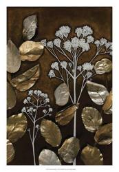 Gilded Leaf Collage I | Obraz na stenu