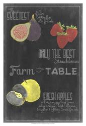 Blackboard Fruit III | Obraz na stenu